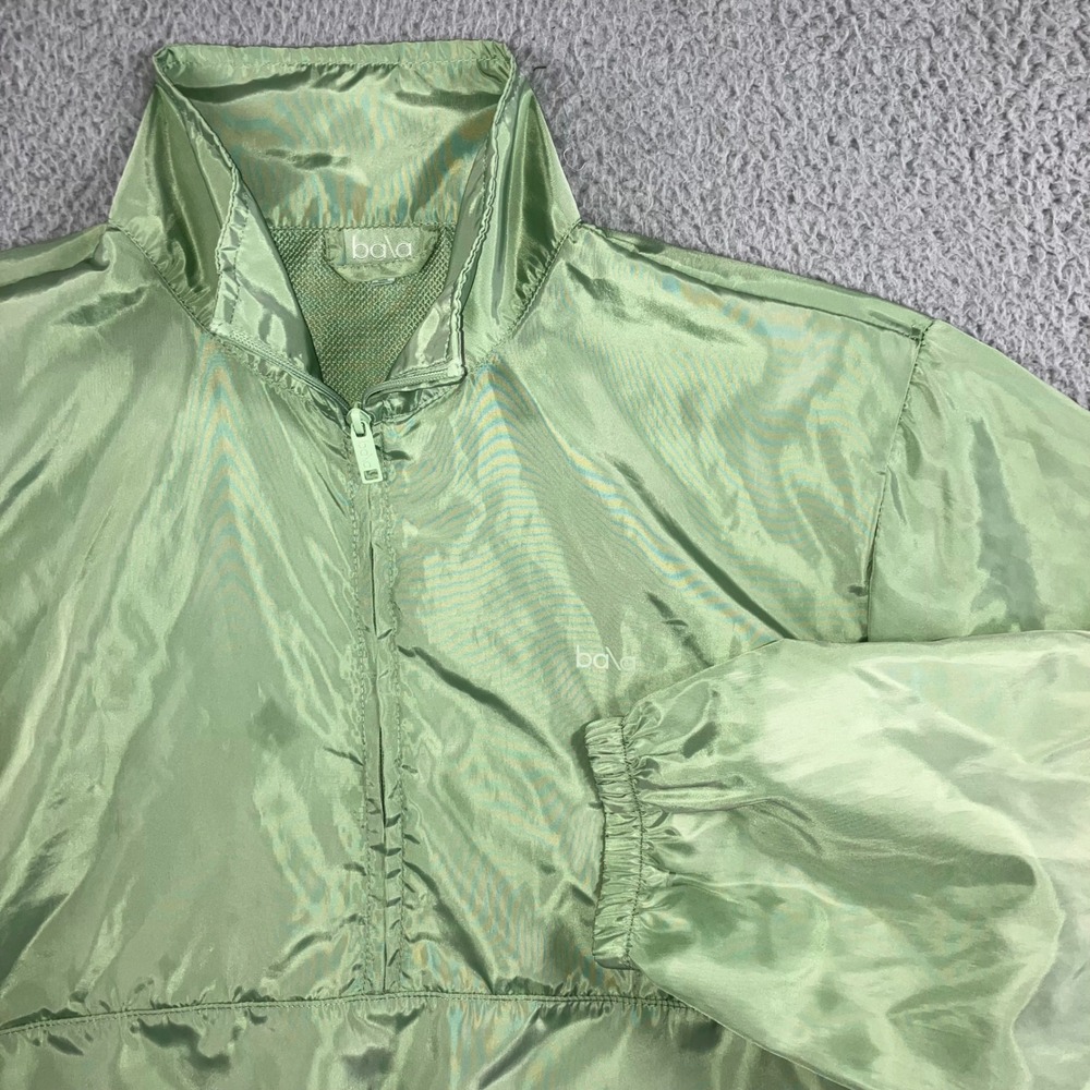 Bala Windbreaker Jacket Women L XL Half Zip Pullover Athleisure Sporty Casual